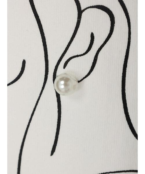 Green　Parks（グリーンパークス）の「パール付きロゴロンTEE（Tシャツ/カットソー・レディース・A/B・FREE）」の7枚目の写真