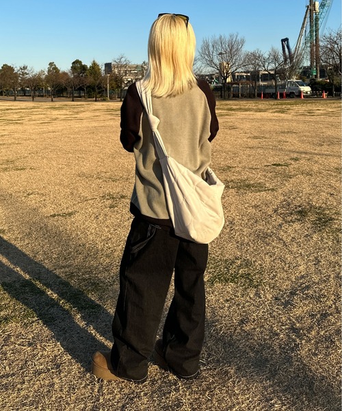 sedacle(セダクル)の「ラグランポロニット(ニット/セーター・メンズ・ホワイト/グリーン・MEDIUM/LARGE)」の18枚目の写真