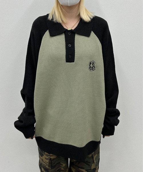 sedacle（セダクル）の「ラグランポロニット（ニット/セーター）」 - WEAR