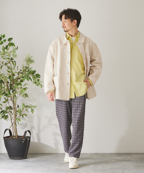 Le LABOUREUR（ラブルール）の「【LE LABOUREUR / ル・ラブルール】 VESTON LIN（カバーオール・メンズ・ブラック/ベージュ/アイボリー・4/3）」の18枚目の写真