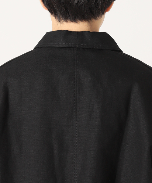 Le LABOUREUR（ラブルール）の「【LE LABOUREUR / ル・ラブルール】 VESTON LIN（カバーオール・メンズ・ブラック/ベージュ/アイボリー・4/3）」の11枚目の写真