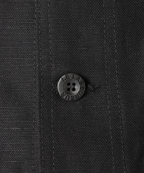 Le LABOUREUR（ラブルール）の「【LE LABOUREUR / ル・ラブルール】 VESTON LIN（カバーオール・メンズ・ブラック/ベージュ/アイボリー・4/3）」の16枚目の写真