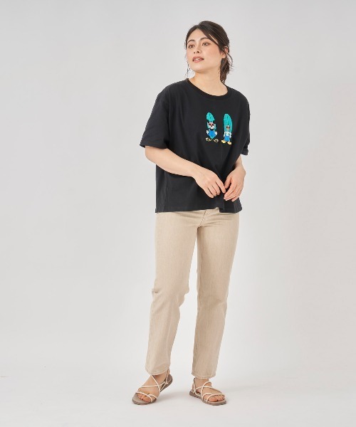 セール】【OP:オーピー】レディース半袖Tシャツ ミッキー（T