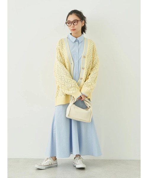 earth music&ecology(アースミュージックアンドエコロジー)の「マーメイドシャツワンピース(シャツワンピース・レディース・ピンク系その他/オフホワイト/ブルー系その他7・FREE)」の14枚目の写真