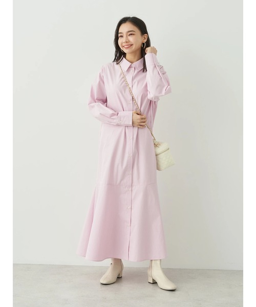 earth music&ecology(アースミュージックアンドエコロジー)の「マーメイドシャツワンピース(シャツワンピース・レディース・ピンク系その他/オフホワイト/ブルー系その他7・FREE)」の16枚目の写真