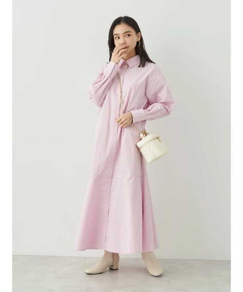 earth music&ecology(アースミュージックアンドエコロジー)の「マーメイドシャツワンピース(シャツワンピース・レディース・ピンク系その他/オフホワイト/ブルー系その他7・FREE)」の17枚目の写真