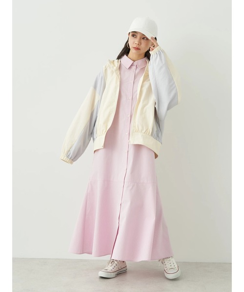 earth music&ecology(アースミュージックアンドエコロジー)の「マーメイドシャツワンピース(シャツワンピース・レディース・ピンク系その他/オフホワイト/ブルー系その他7・FREE)」の20枚目の写真