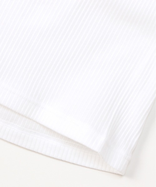 HANES(ヘインズ)の「【Hanes】Organic Cotton Rib Tank-Top HW2-T201(タンクトップ・レディース・ホワイト/グレー/ブラック・FREE)」の16枚目の写真