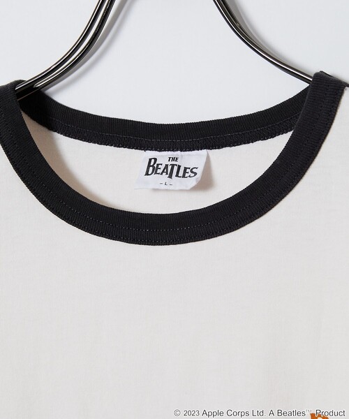FREAK'S STORE（フリークスストア）の「【限定展開】THE BEATLES/ザ ビートルズ 別注 バックプリント リンガーTシャツ（Tシャツ/カットソー・メンズ・ホワイト/ブラック/ホワイト×レッド/ホワイト×ブラック・LARGE/MEDIUM/X-LARGE）」の9枚目の写真