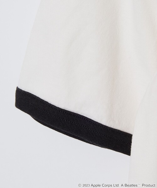 FREAK'S STORE（フリークスストア）の「【限定展開】THE BEATLES/ザ ビートルズ 別注 バックプリント リンガーTシャツ（Tシャツ/カットソー・メンズ・ホワイト/ブラック/ホワイト×レッド/ホワイト×ブラック・LARGE/MEDIUM/X-LARGE）」の11枚目の写真