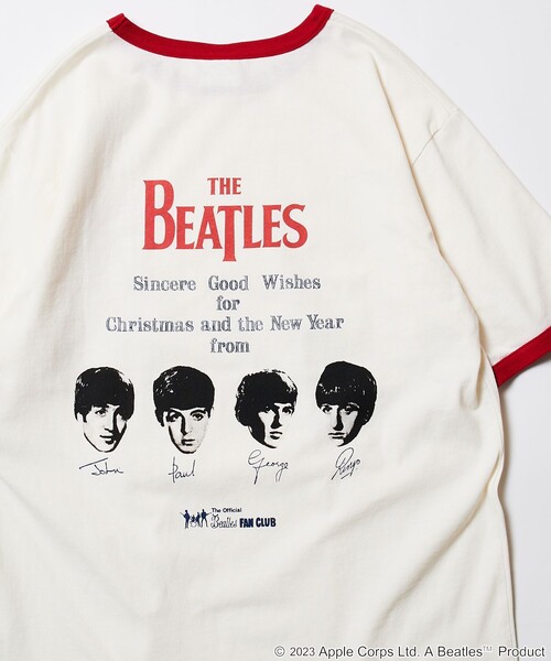 FREAK'S STORE（フリークスストア）の「【限定展開】THE BEATLES/ザ ビートルズ 別注 バックプリント リンガーTシャツ（Tシャツ/カットソー・メンズ・ホワイト/ブラック/ホワイト×レッド/ホワイト×ブラック・LARGE/MEDIUM/X-LARGE）」の21枚目の写真