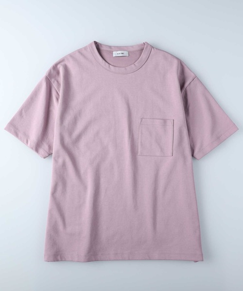PLUS ONE（プラスワン）の「PLUS ONE(プラスワン)「SALASALA」ダブルフェイス半袖Tシャツ（Tシャツ/カットソー・メンズ・ライラック/ケリーグリーン/ブルー/ホワイト/ライトグレー/ブラック・M/XL/S/L）」の22枚目の写真
