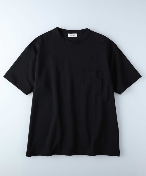 PLUS ONE（プラスワン）の「PLUS ONE(プラスワン)「SALASALA」ダブルフェイス半袖Tシャツ（Tシャツ/カットソー・メンズ・ライラック/ケリーグリーン/ブルー/ホワイト/ライトグレー/ブラック・M/XL/S/L）」の20枚目の写真