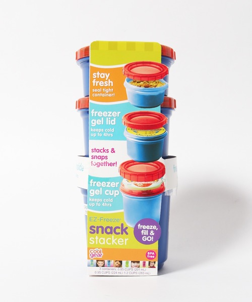 ROOPTOKYO(ループトウキョウ)の「coolgear/クールギア SNACK STACKER スナックスタッカー(食器・メンズ・ブルー/パープル/ピンク・FREE)」の2枚目の写真