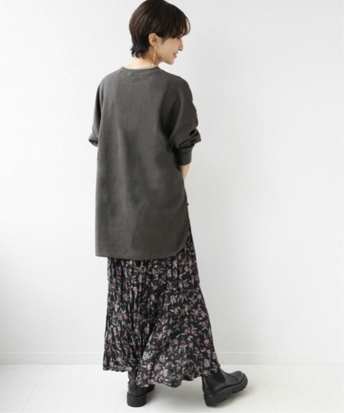 JOURNAL STANDARD relume(ジャーナルスタンダード レリューム)の「《追加2》TCワッフルオーバーサイズロングスリーブTシャツ(Tシャツ/カットソー・レディース・チャコールグレー/ホワイト系その他/オートミール/ベージュ/ピンク系その他・FREE)」の8枚目の写真