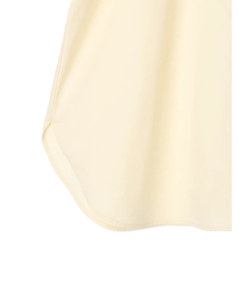 earth music&ecology（アースミュージックアンドエコロジー）の「パフスリーブチュニックブラウス（チュニック・レディース・ライトイエロー/オフホワイト/サックスブルー・FREE）」の8枚目の写真