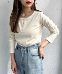 ヘンリーネックリブプルオーバー【ZOZOTOWN限定アイテム】