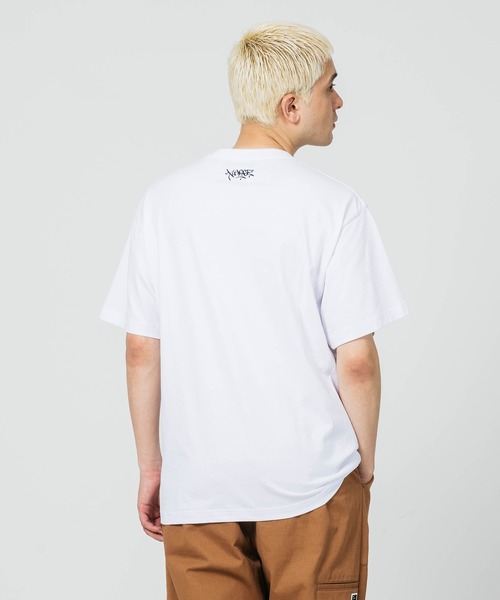 XLARGE(エクストララージ)の「GRAFFITI LOGO S/S TEE(Tシャツ/カットソー・メンズ・ホワイト/ブラック/ライトブルー・S/M/L/XL)」の10枚目の写真