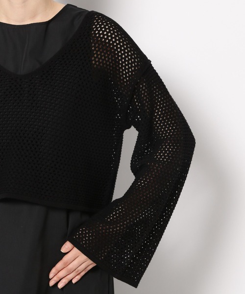 LOWRYS FARM（ローリーズファーム）の「フレアスリーブ＊ノースリーブワンピース２Ｐ　193403（ワンピース・レディース・グリーン/ブラック/アイボリー・FREE）」の10枚目の写真