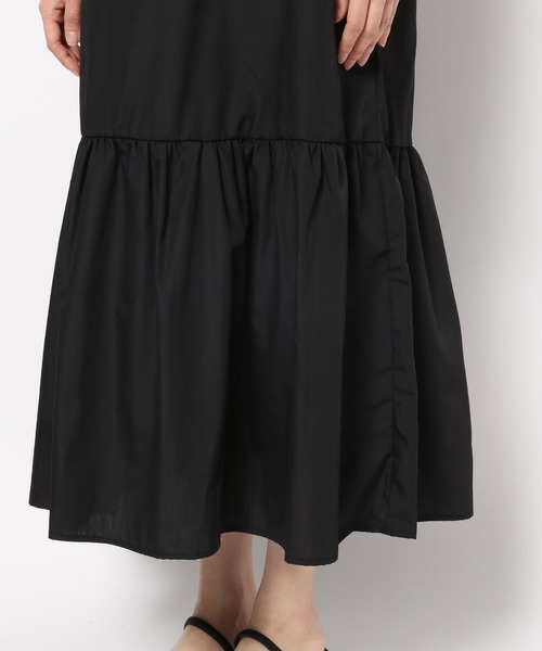 LOWRYS FARM（ローリーズファーム）の「フレアスリーブ＊ノースリーブワンピース２Ｐ　193403（ワンピース・レディース・グリーン/ブラック/アイボリー・FREE）」の11枚目の写真