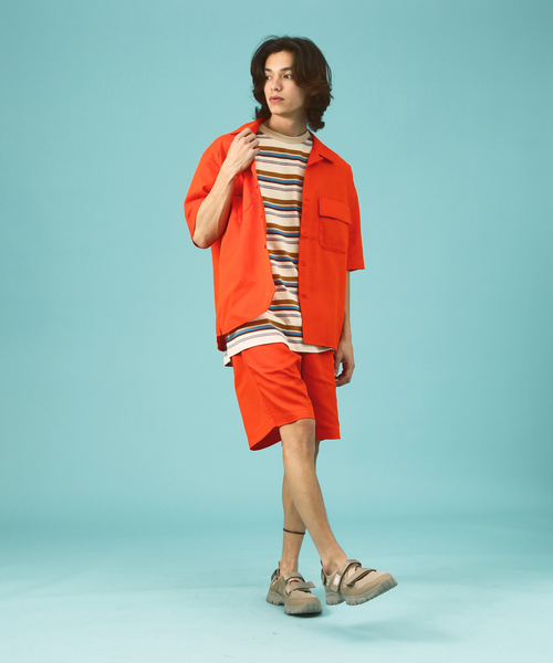 Dickies /ディッキーズ WORK SHIRT/セットアップ/半袖 オープンカラー ワークシャツ18453700 DK WORK SHIRT（シャツ/ブラウス）｜Dickies（ディッキーズ）