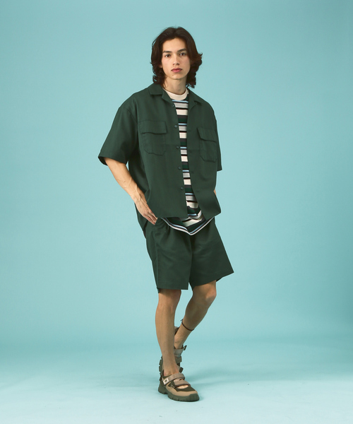 COCOLO BLAND × Dickies ワークシャツ,パンツセットアップ Dickies シャツ /ディッキーズ WORK SHIRT/セットアップ/半袖