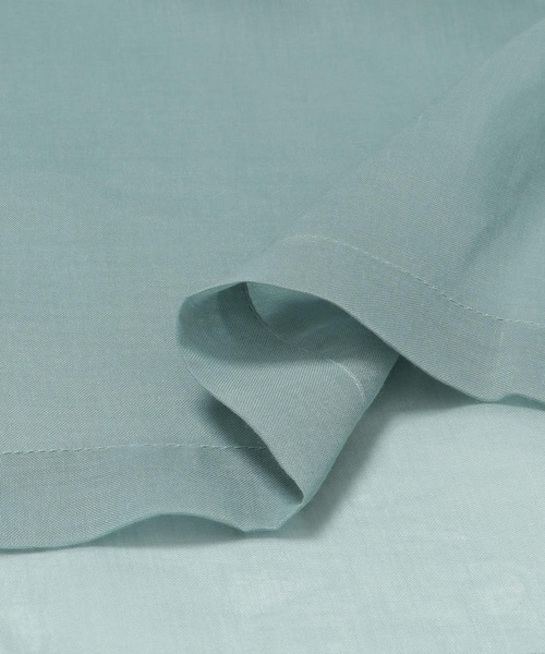 URBAN RESEARCH（アーバンリサーチ）の「URBAN RESEARCH iD　ソフトオーガンジーシアーシャツ（シャツ/ブラウス・メンズ・グリーン/ブラック・LARGE/MEDIUM）」の13枚目の写真