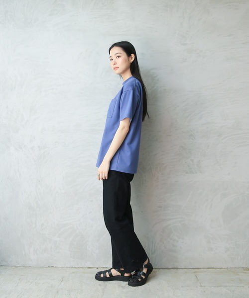 WAIPER.inc(ワイパーインク)の「GOOD WEAR 2w7-11216 吸水速乾ポケ付き S/S BIG TEE(Tシャツ/カットソー・メンズ・グリーン/ブラック/ホワイト/ブルー系その他・M/L/XL/S)」の9枚目の写真
