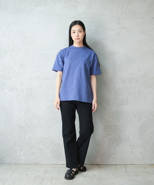 WAIPER.inc(ワイパーインク)の「GOOD WEAR 2w7-11216 吸水速乾ポケ付き S/S BIG TEE(Tシャツ/カットソー・メンズ・グリーン/ブラック/ホワイト/ブルー系その他・M/L/XL/S)」の10枚目の写真