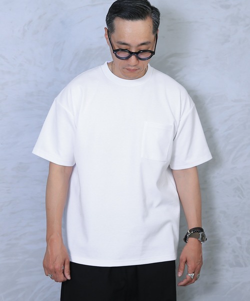WAIPER.inc(ワイパーインク)の「GOOD WEAR 2w7-11216 吸水速乾ポケ付き S/S BIG TEE(Tシャツ/カットソー・メンズ・グリーン/ブラック/ホワイト/ブルー系その他・M/L/XL/S)」の16枚目の写真