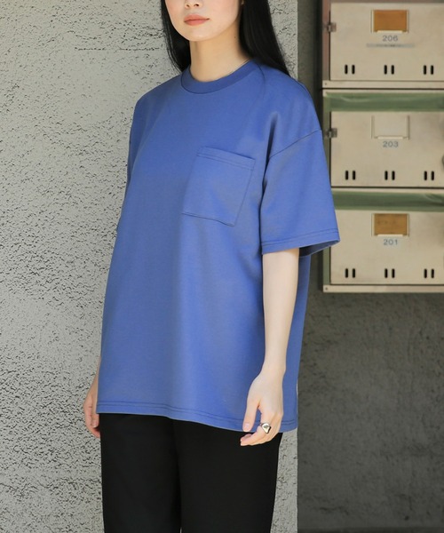 WAIPER.inc(ワイパーインク)の「GOOD WEAR 2w7-11216 吸水速乾ポケ付き S/S BIG TEE(Tシャツ/カットソー・メンズ・グリーン/ブラック/ホワイト/ブルー系その他・M/L/XL/S)」の18枚目の写真