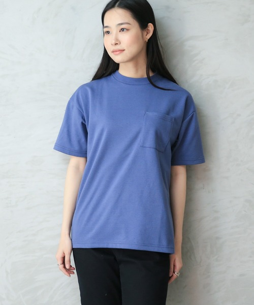 WAIPER.inc(ワイパーインク)の「GOOD WEAR 2w7-11216 吸水速乾ポケ付き S/S BIG TEE(Tシャツ/カットソー・メンズ・グリーン/ブラック/ホワイト/ブルー系その他・M/L/XL/S)」の20枚目の写真