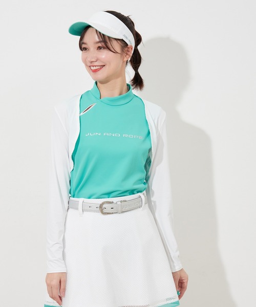 JUN&ROPE'（ジュンアンドロペ）の「【冷却】【吸水速乾】UVアウター長袖ボレロ（カーディガン/ボレロ・レディース・ホワイト/ブラック・FREE）」の11枚目の写真