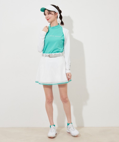 JUN&ROPE'（ジュンアンドロペ）の「【冷却】【吸水速乾】UVアウター長袖ボレロ（カーディガン/ボレロ・レディース・ホワイト/ブラック・FREE）」の8枚目の写真