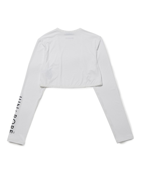 JUN&ROPE'（ジュンアンドロペ）の「【冷却】【吸水速乾】UVアウター長袖ボレロ（カーディガン/ボレロ・レディース・ホワイト/ブラック・FREE）」の6枚目の写真