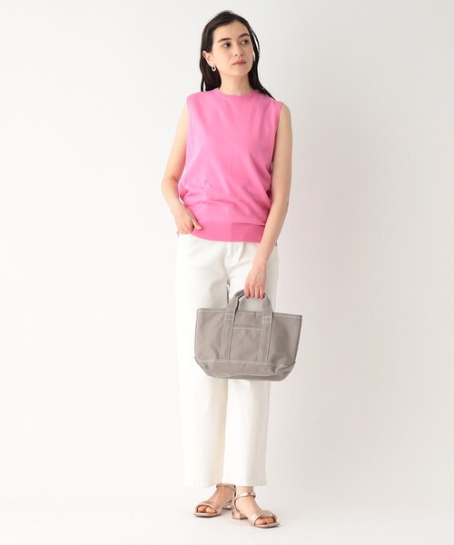 OPAQUE.CLIP(オペークドットクリップ)の「◆キャンバスミニトートバッグ(トートバッグ・レディース・ブラック/グレー/ライトグリーン/ベビーピンク・00)」の8枚目の写真