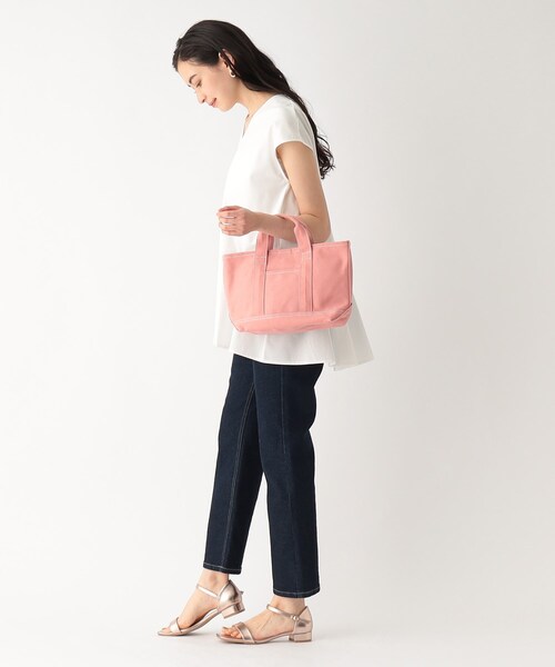 OPAQUE.CLIP(オペークドットクリップ)の「◆キャンバスミニトートバッグ(トートバッグ・レディース・ブラック/グレー/ライトグリーン/ベビーピンク・00)」の16枚目の写真