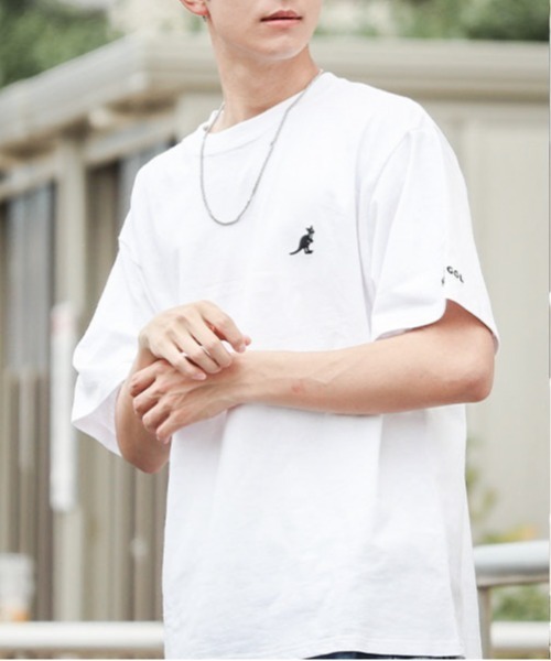 KANGOL(カンゴール)の「『KANGOL』刺繍ビッグサイズ クルーネックTシャツ(Tシャツ/カットソー・レディース・ブラック/ホワイト/マルチ/グレー/グリーン・X-LARGE/LARGE/MEDIUM)」の16枚目の写真