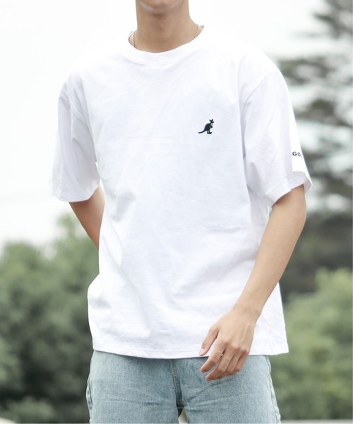 KANGOL(カンゴール)の「『KANGOL』刺繍ビッグサイズ クルーネックTシャツ(Tシャツ/カットソー・レディース・ブラック/ホワイト/マルチ/グレー/グリーン・X-LARGE/LARGE/MEDIUM)」の17枚目の写真