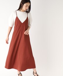 OPAQUE.CLIP | バックシャンデザイン キャミワンピース【洗濯機洗い可】(ワンピース)