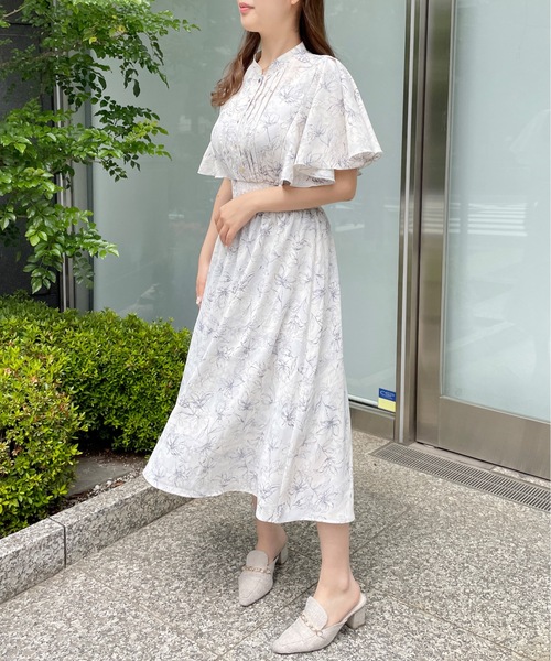 NOMAE（ノーマエ）の「フレアケープスリーブワンピース（ワンピース