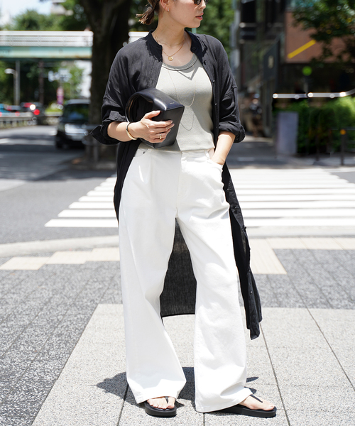 【Rika】Deuxieme Classe 黒Linen リネンワンピース Linen ワンピース（ワンピース）｜Deuxieme Classe