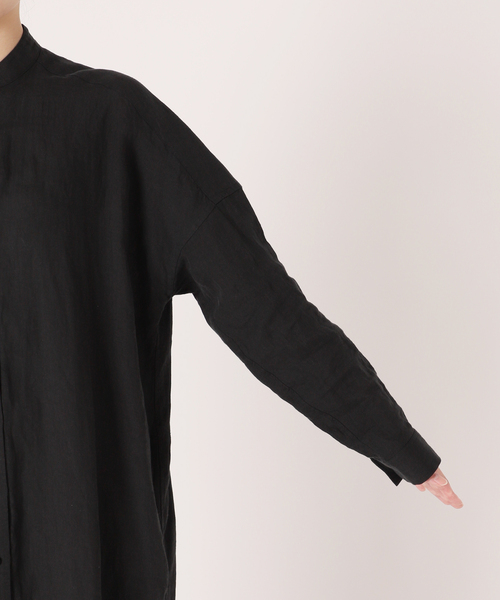 Deuxieme Classe(ドゥーズィエムクラス)の「リネン ワンピース(ワンピース・レディース・ブラック・FREE)」の15枚目の写真