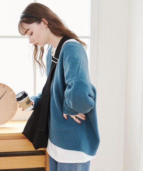 【人気・再販】深Vニットプルオーバー 深Vニットプルオーバー | DOUDOU(ドゥドゥ)レディース | PAL