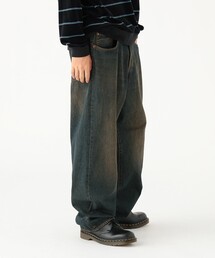 ワイドストレート デニムパンツ