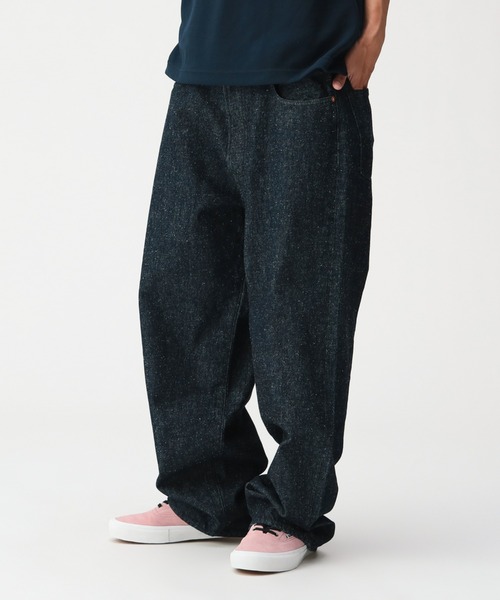 BEAMS(ビームス)の「ワイドストレート デニムパンツ(デニムパンツ・メンズ・ベージュ/インディゴブルー/ブルー系その他4/ブラック/ブルー系その他3/ロイヤルブルー/チャコールグレー/ブルー/ネイビー・S/XL/M/L)」の12枚目の写真