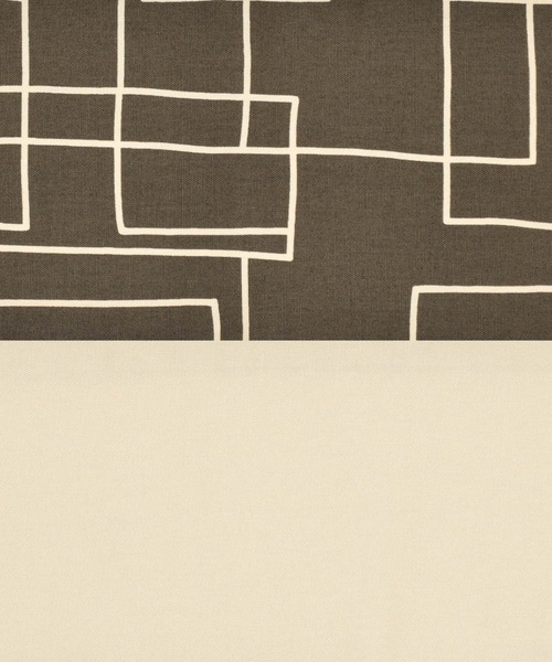 kimonomachi（キモノマチ）の「KIMONOMACHI オリジナル 木綿半幅帯 単品 木綿帯 日本製（和装小物・レディース・ベージュ/チャコール/ブラック×ホワイト/ダークネイビー・ONESIZE）」の13枚目の写真