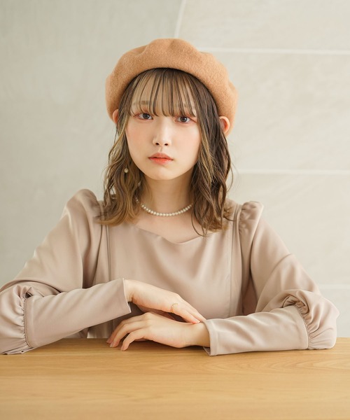moulis'(ムーリス)の「2WAYボリュームスリーブワンピース(ワンピース・レディース・ベージュ/グリーン/オレンジ・MEDIUM/LARGE)」の16枚目の写真
