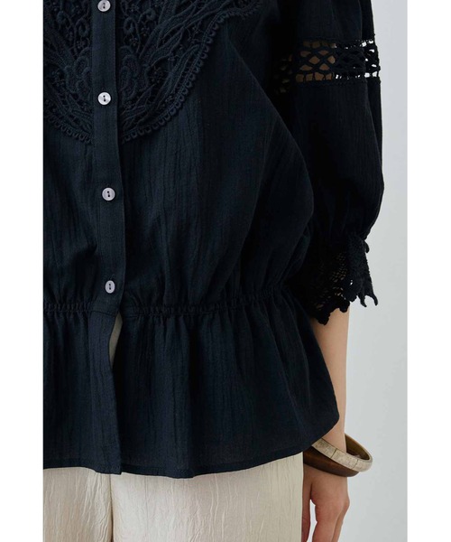 MEDE19F(メデジュウキュウ)の「MEDE19F Boutique888さんコラボ レースブラウス(シャツ/ブラウス・レディース・ブラック/ホワイト・MEDIUM/LARGE/X-LARGE)」の11枚目の写真