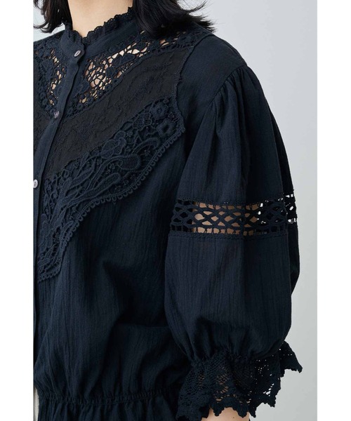 MEDE19F(メデジュウキュウ)の「MEDE19F Boutique888さんコラボ レースブラウス(シャツ/ブラウス・レディース・ブラック/ホワイト・MEDIUM/LARGE/X-LARGE)」の4枚目の写真